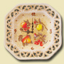 le ceramiche di Angela Occhipinti - orologio con frutta e limoni